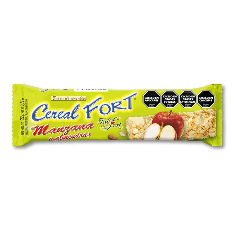 Cerealfort Manzana y Almendras x22g (8x24)