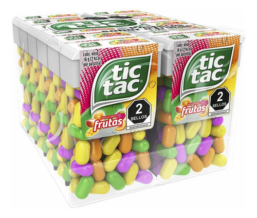 Tic-Tac Mix de Frutas 24x12u