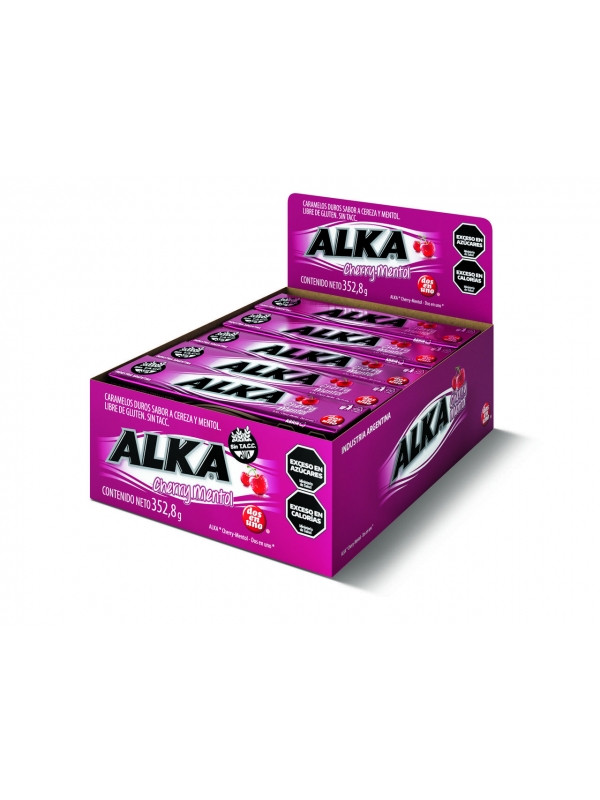 Pastilla Alka Cherry y Mentol 12x29,4g (12x12)