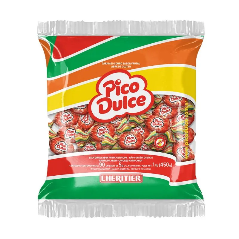Caramelo Pico Dulce Duro 16x450g.