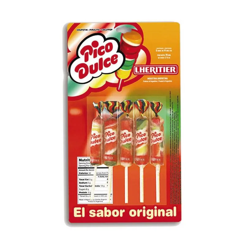 Chupetín Pico Dulce x18x5u.