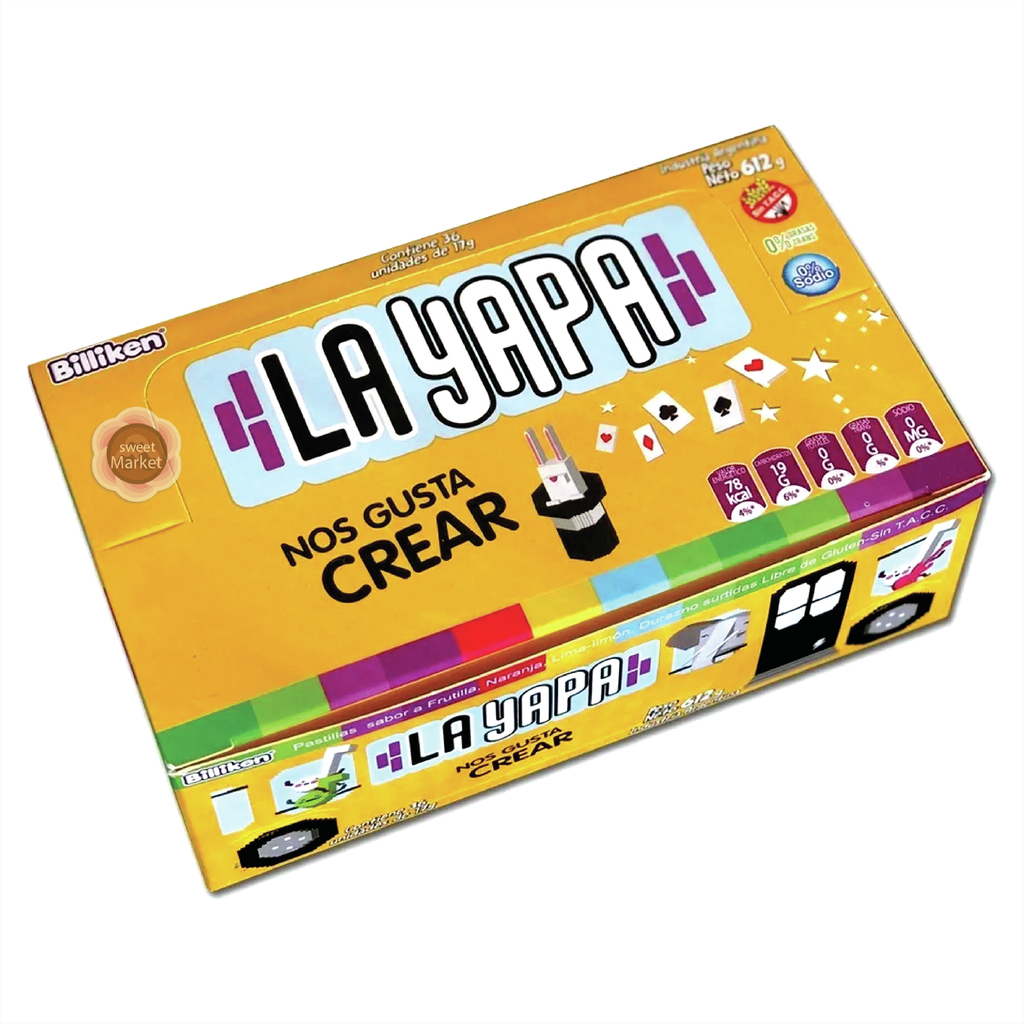 Pastilla La Yapa x36u (x18)