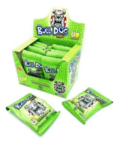 Pastilla Bulldog Ácidas Manzana 12x12x30g