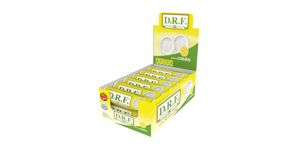 DRF Pastilla Limón 12x12x23g