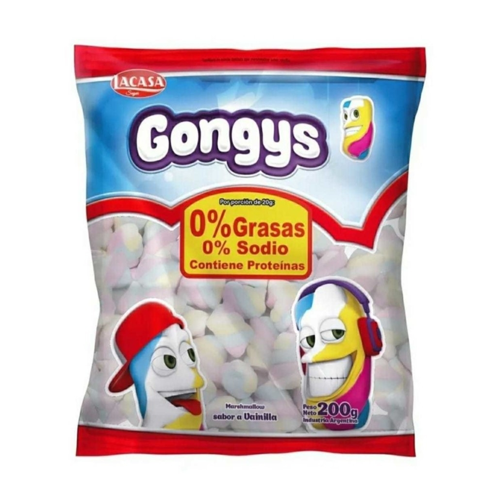 Gongys Malvaviscos Vainilla Trenza x200g (x12)