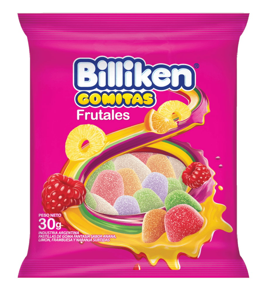 Gomitas Billiken Frutales 12x30g