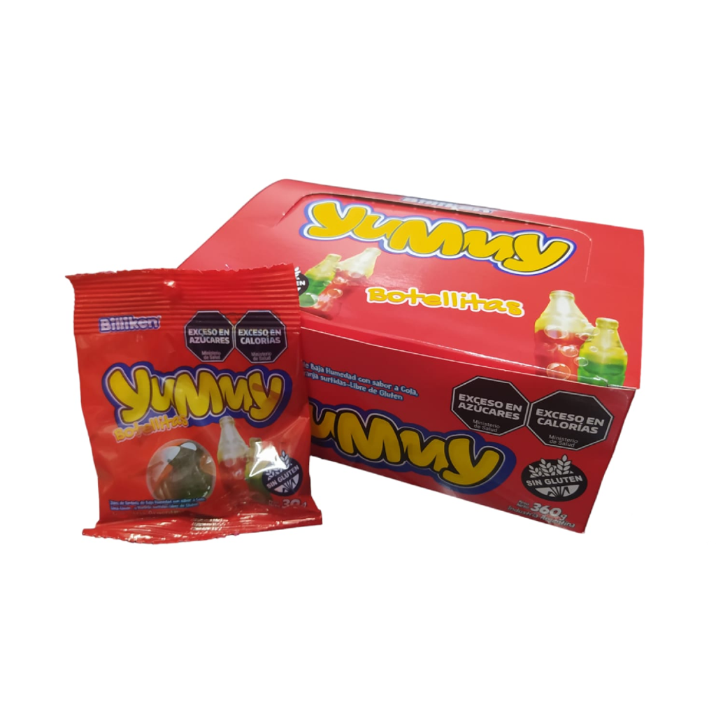 Gomitas Yummy Botellita 12x30g