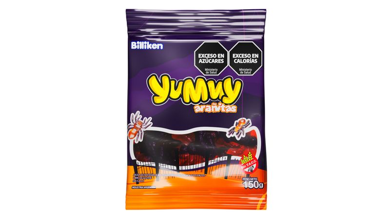 Gomitas Yummy Arañitas x150g (x24)