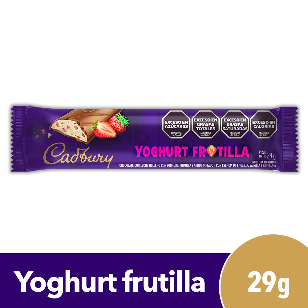 Cadbury Yoghurt Frutilla 12x29g (12x12)
