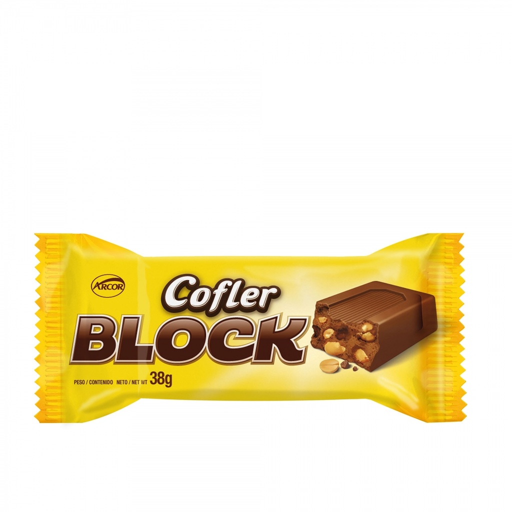 Chocolate Cofler Block 8x20x36g
