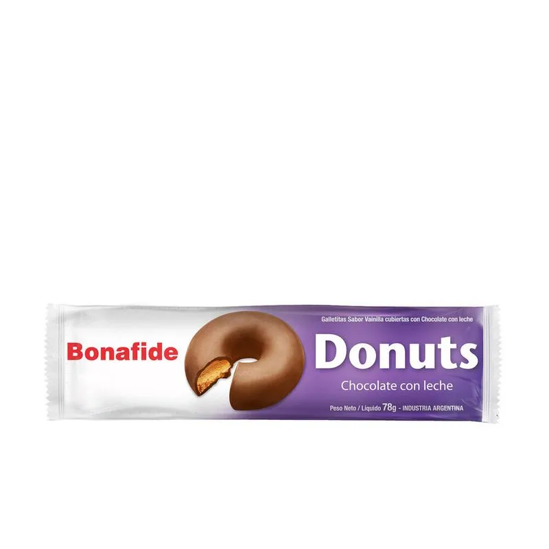 Donuts Leche Bonafide x78g (x24)