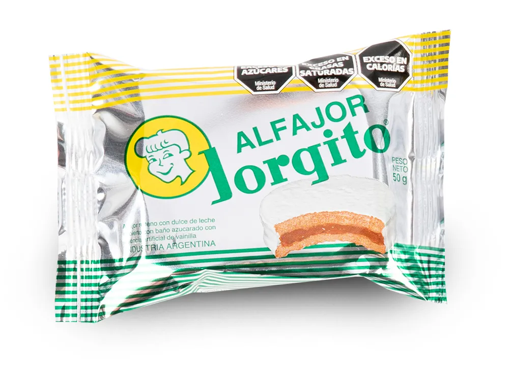 Alfajor Jorgito Blanco Azucarado x50g (x24)