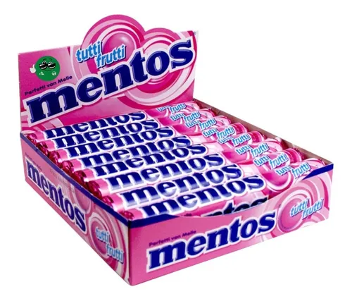 Pastilla Mentos Tutti Fruti x12u (24x12u)