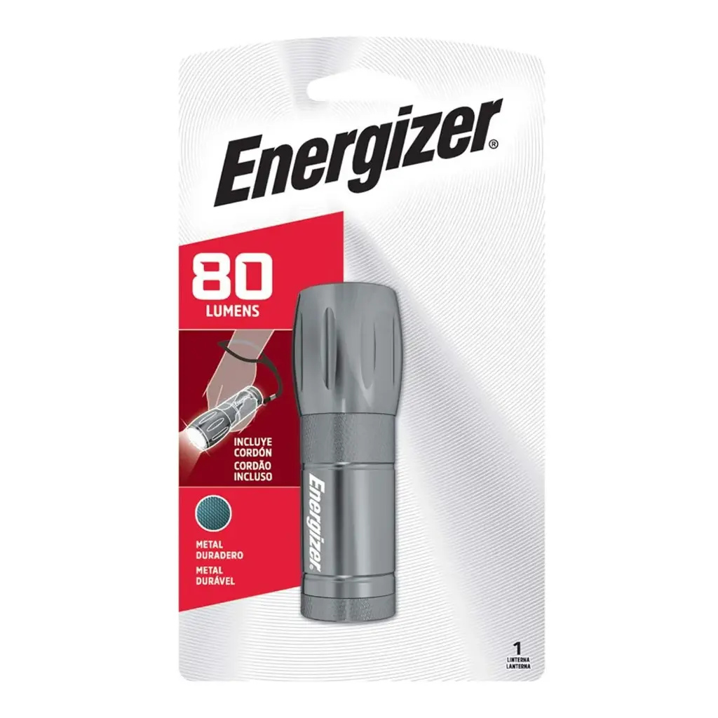 Linterna Metálica Energizer LED 80 Lumens x1