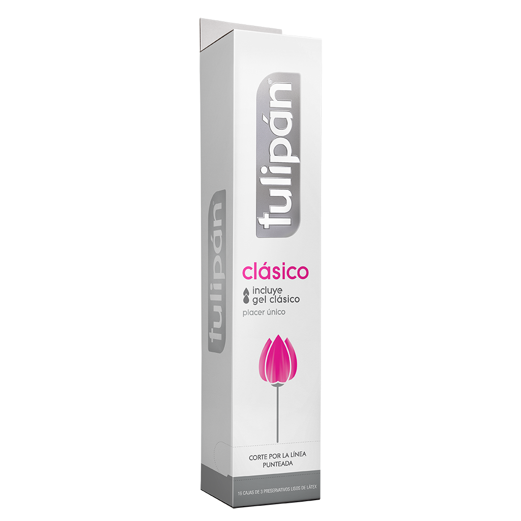 Profiláctico Tulipán Classic Tubo 30x16