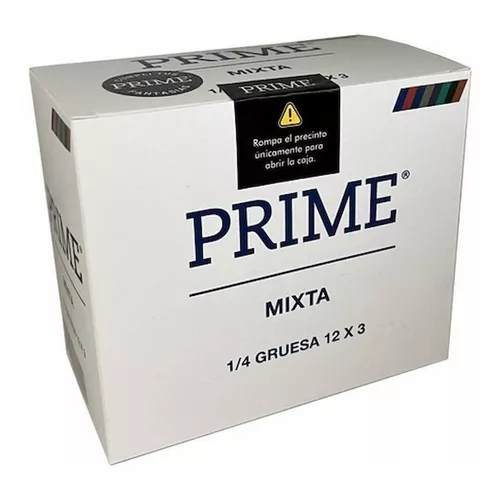 Preservativo Prime Mixta Caja Display 24x3u.