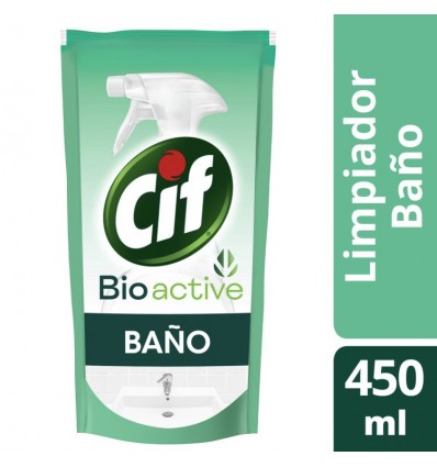 Cif Baño Limp Bioactive D/P 15x450 Ml