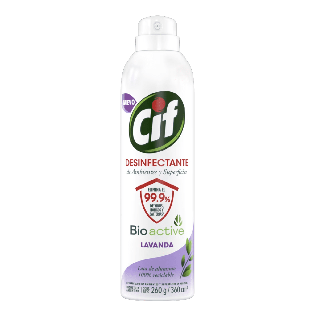 Cif Aerosol Desinfectante Lavanda 12x260g
