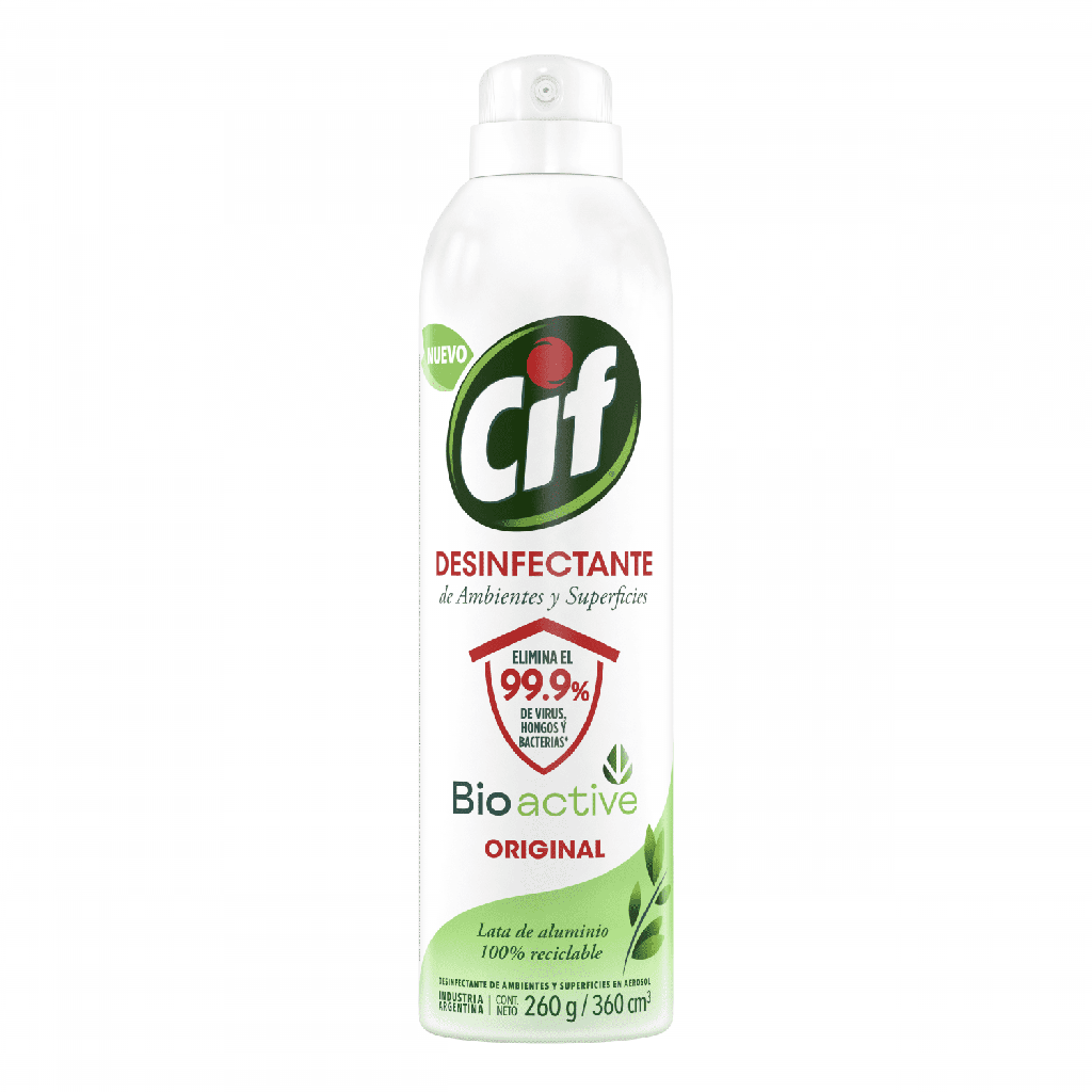 Cif Aerosol Desinfectante Original x260g (x12)