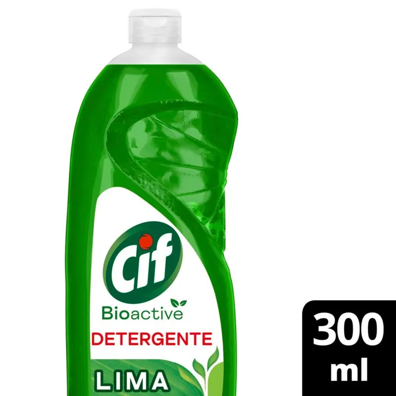 Cif Lavavajilla Lima Bioactive x300ml (x12)
