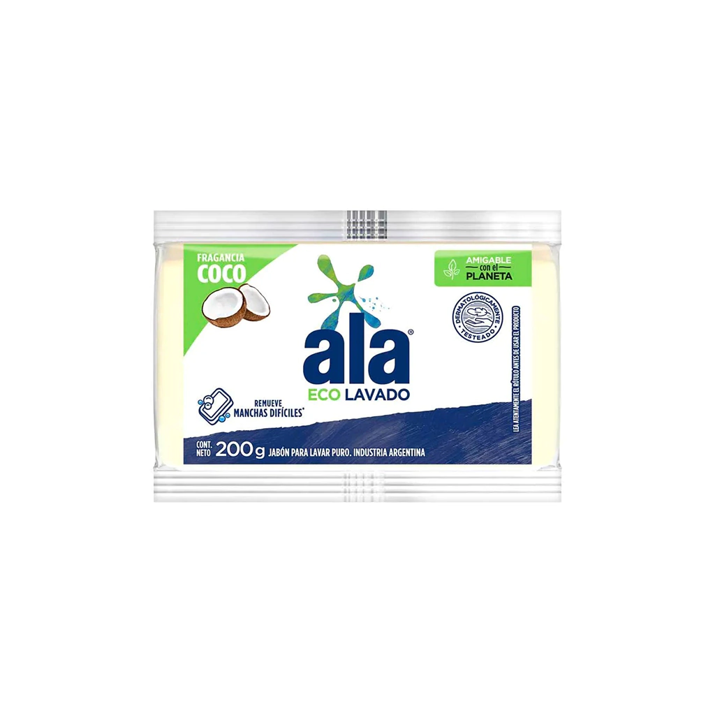 Ala Jabón Barra Eco Lavado 84x200g