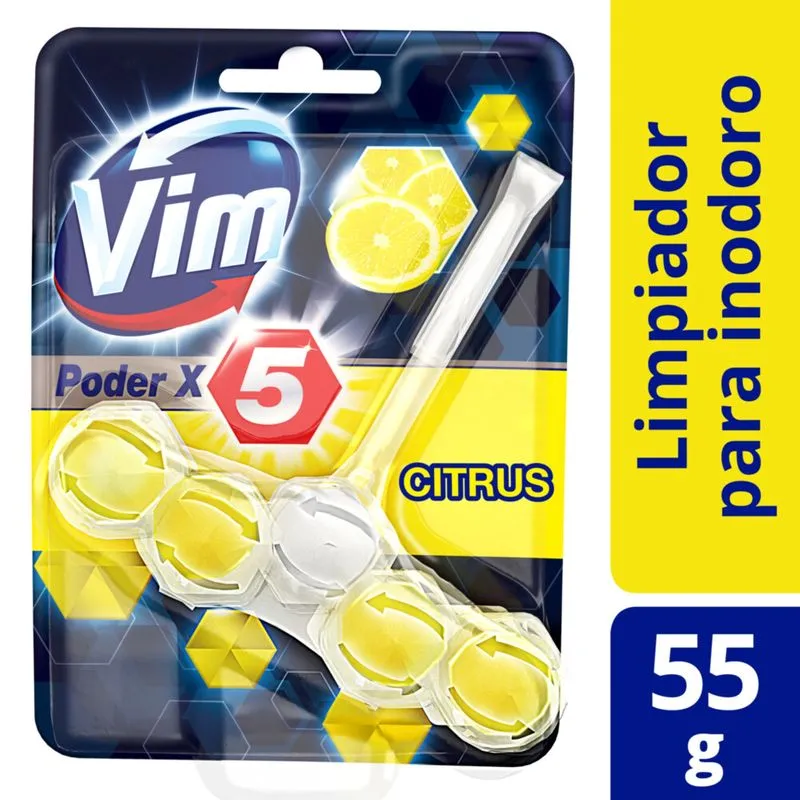 Vim Canasta p/inodoro 55g Citrus Poder