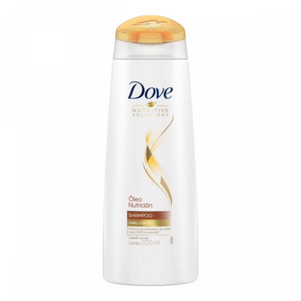 Dove Shampoo Oleo Nutrición x200ml (x12)