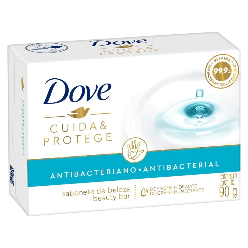Dove Jabón Blanco Cuida & Protege 48x90g