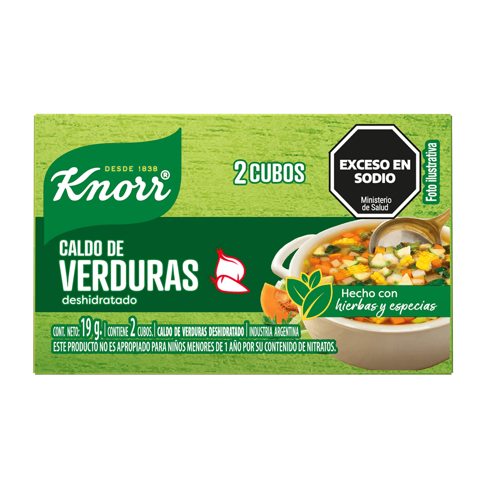 Caldo Knorr Verdura c/ VEG 20x24x2u