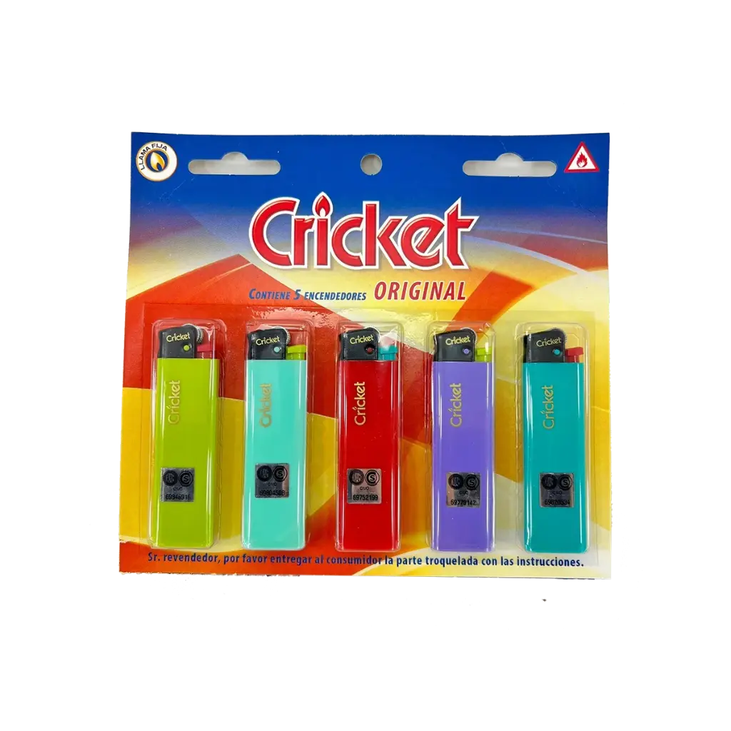 Encendedor Cricket Aquarella x5u