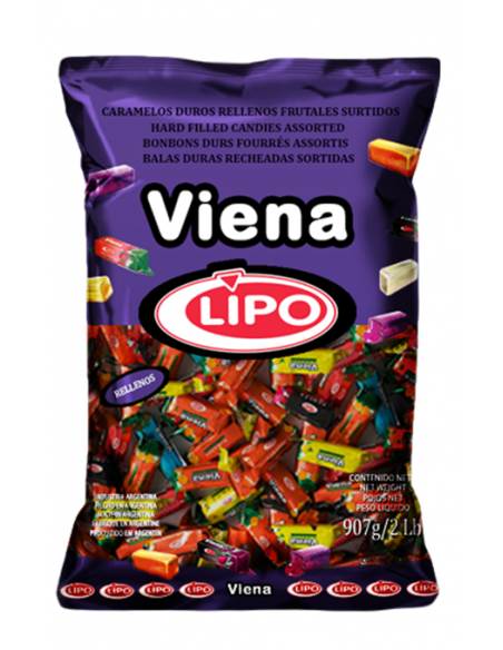 Caramelo Lipo Baston Viena 12x907g.