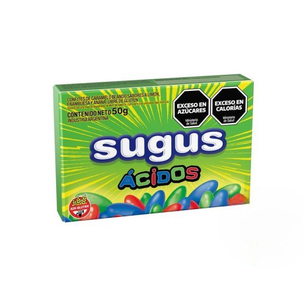 Sugus Confitado Ácido 30x50g.