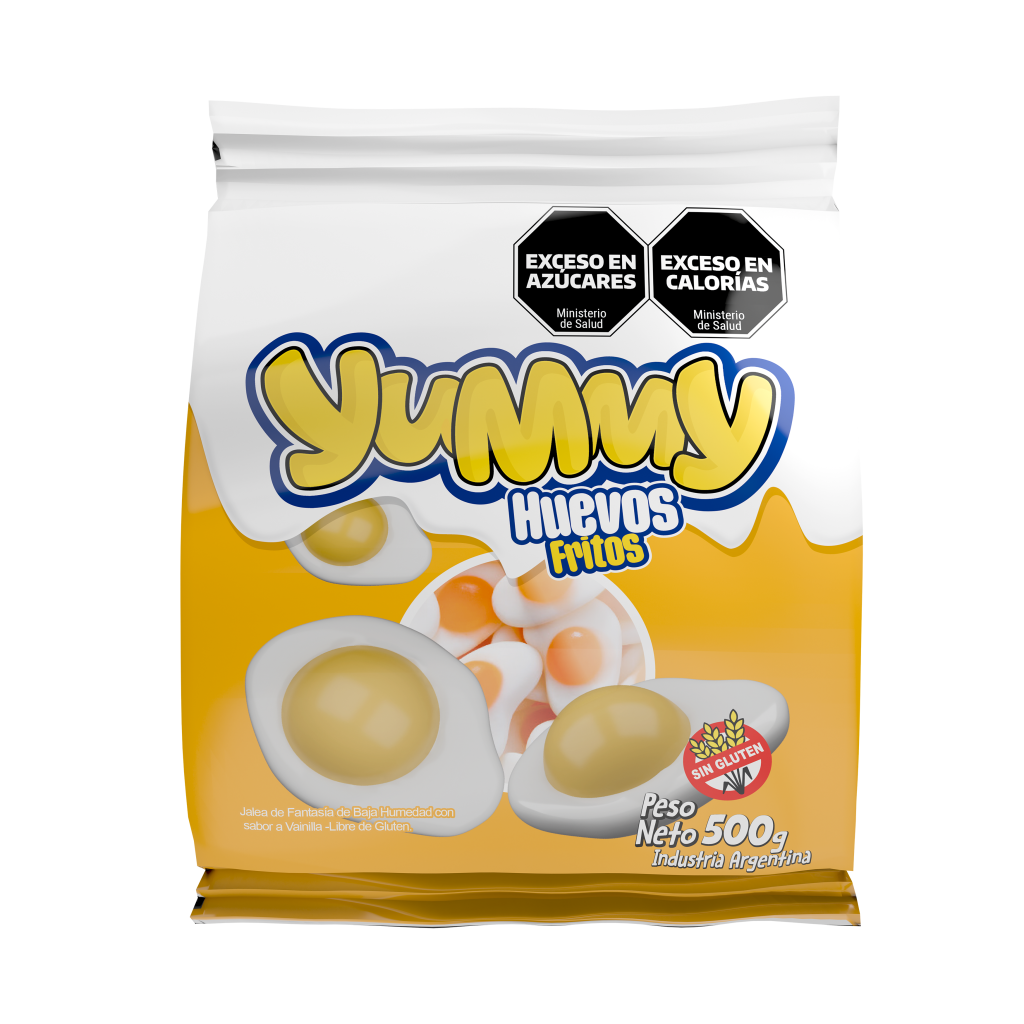 Goma Yummy Huevo Frito x500g (x6)