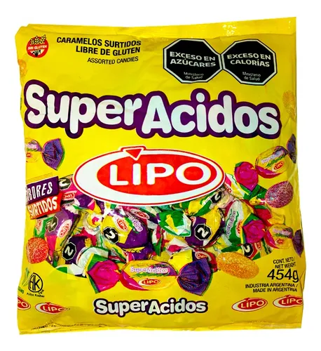 Caramelo Lipo Super Ácido 24x454g.