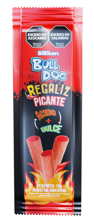 Tubito Bulldog Picante 12x12x18g