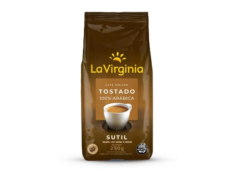 Café Molido La Virginia Tostado Sutil x250g (x12)