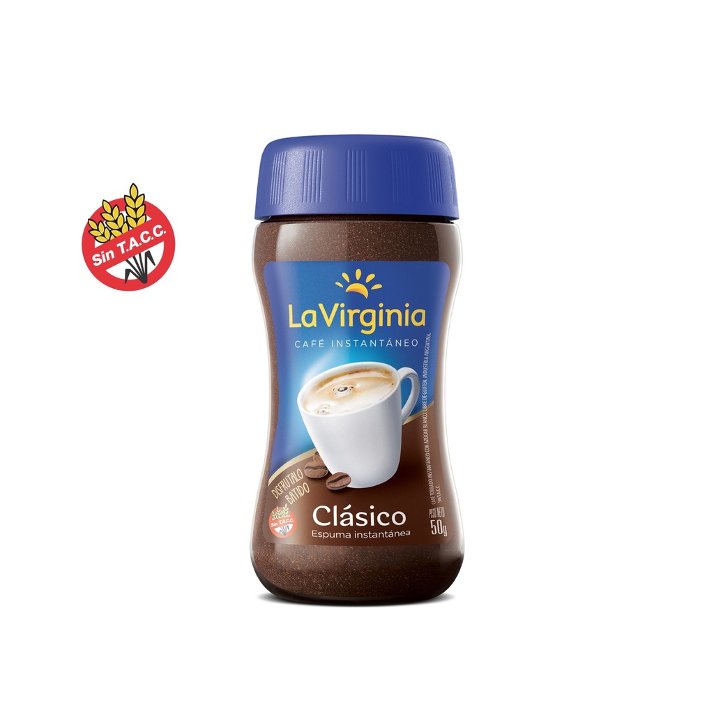 Café Instantáneo Clásico La Virginia x50g (x6)