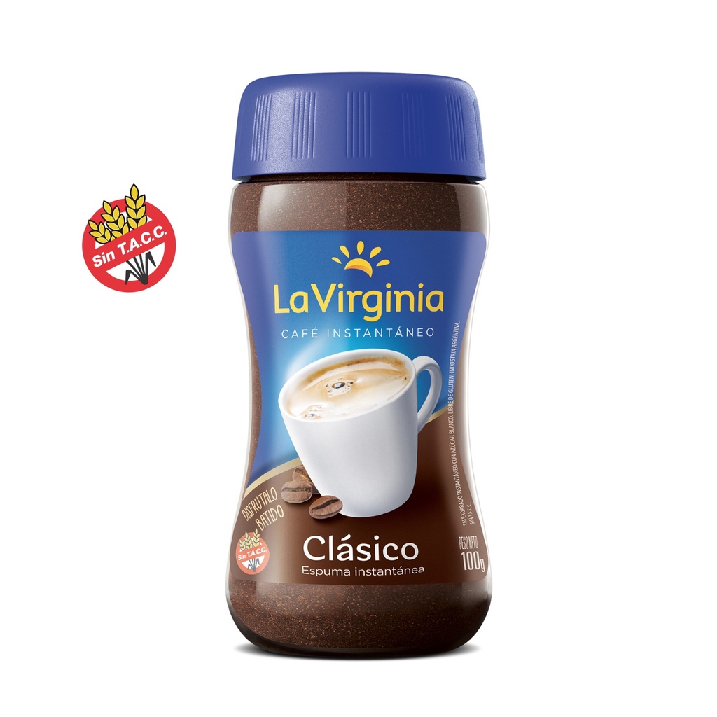 Café Instantáneo Clásico La Virginia x100g (x6)