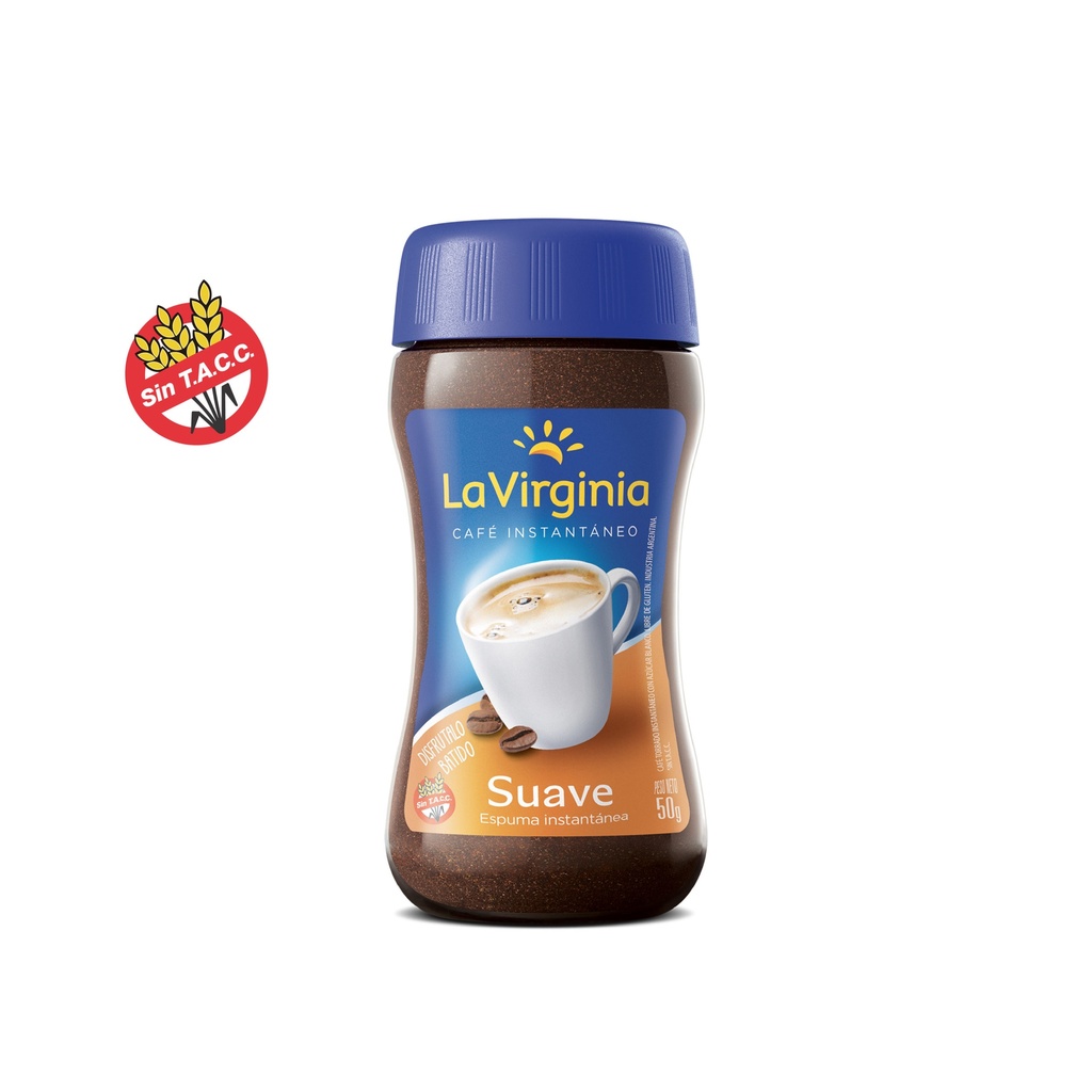 Café Instantáneo Suave La Virginia x50g (x6)