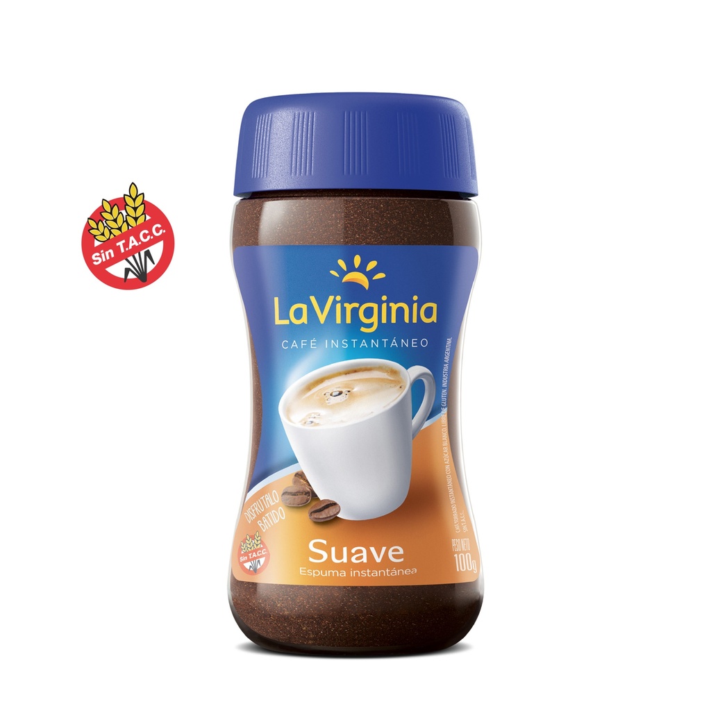 Café Instantáneo Suave La Virginia Clásico x100g (x6)