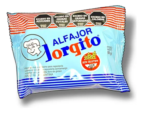 Alfajor Jorgito sin TACC 24x50g