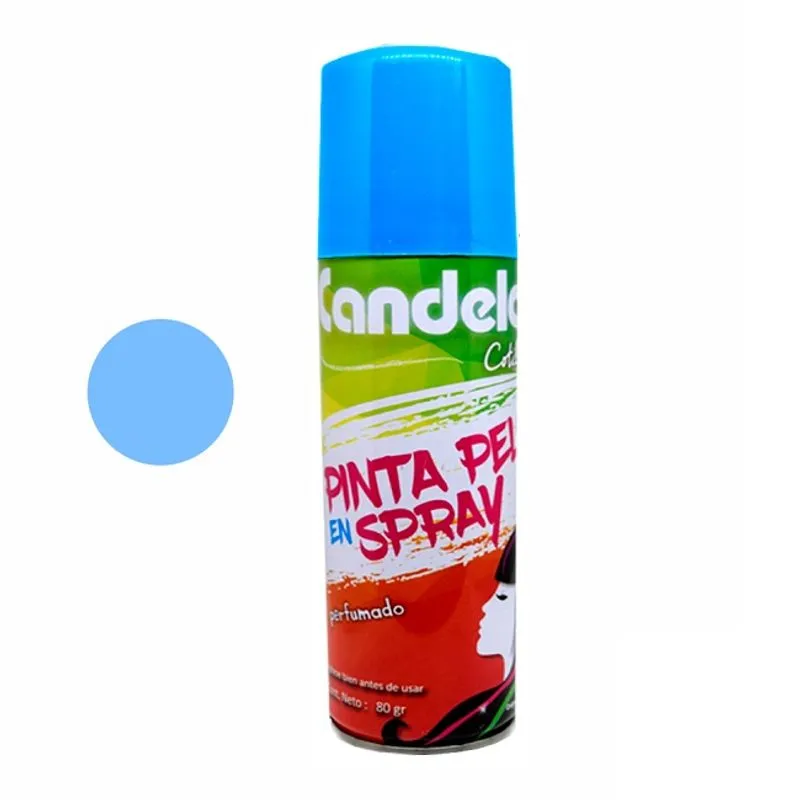 Pinta Pelo Color Azul x80g (x24)