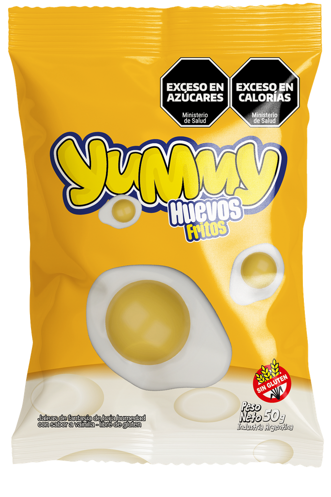 Gomitas Yummy Huevo Frito Display 12x10x50g
