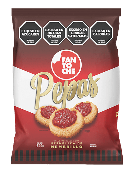 Galletitas Fantoche Pepas x350g (x12)