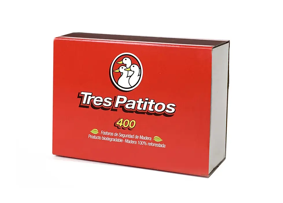 Fósforos Tres Patitos x400u (12x10)