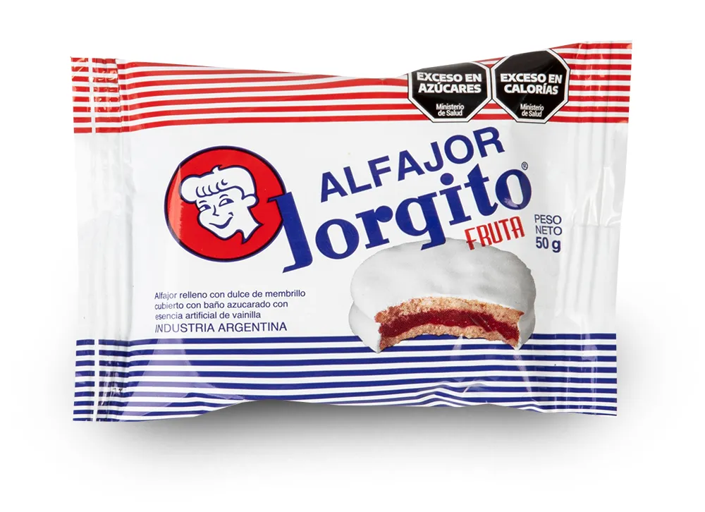 Alfajor Jorgito de Fruta x50g (x24)