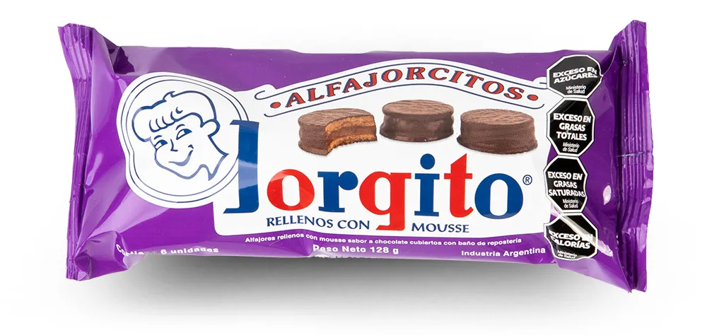 Mini Alfajores Jorgito De Mousse x6u (x18x6)