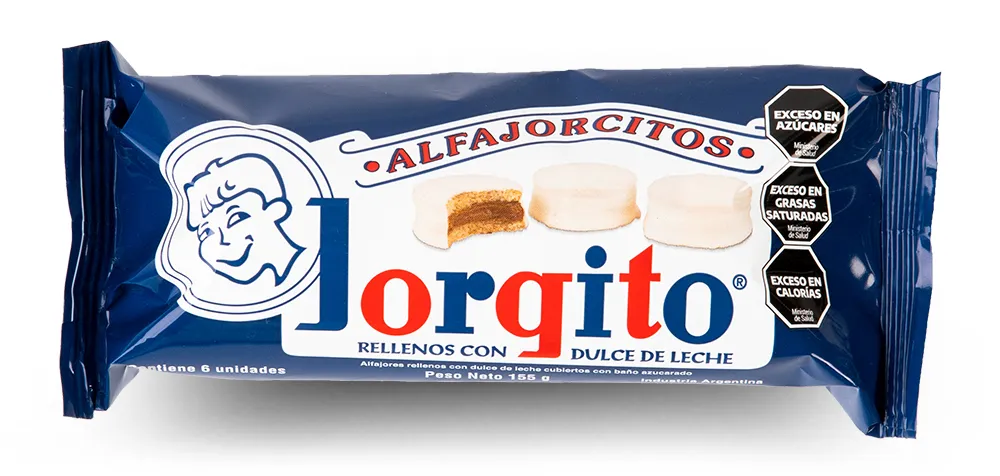 Mini Alfajores Jorgito Glaseado x6u (x18)