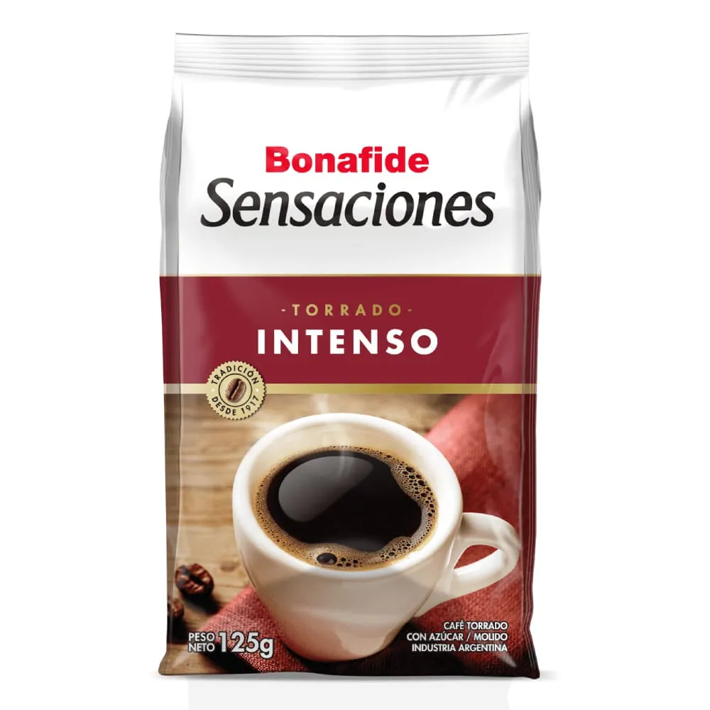 Café Bonafide Sensaciones Intenso x125g (x12)