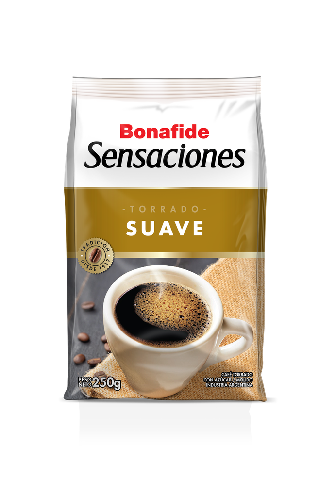 Café Bonafide Sensaciones Suave x250g (x8)